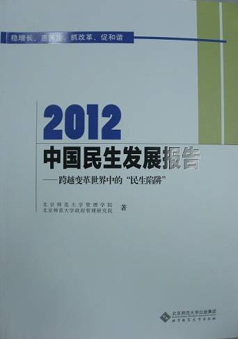 2012中国民生发展报告