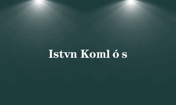 Istvn Komlós