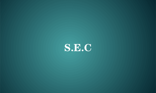 S.E.C