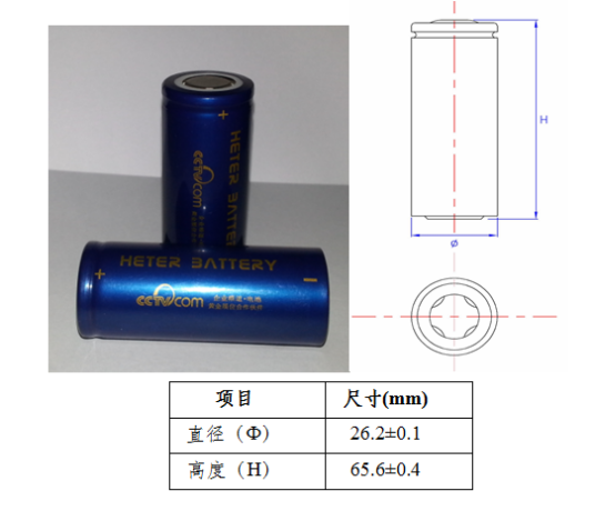 26650锂电池