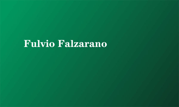 Fulvio Falzarano