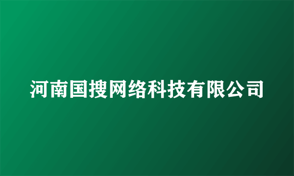 河南国搜网络科技有限公司