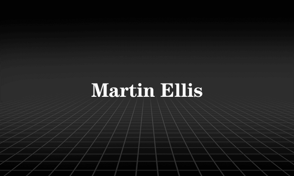 Martin Ellis