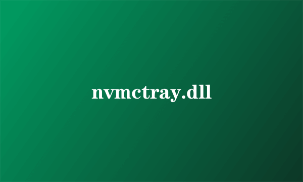 nvmctray.dll