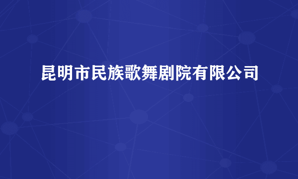 昆明市民族歌舞剧院有限公司