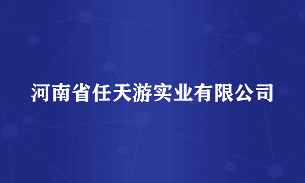 河南省任天游实业有限公司