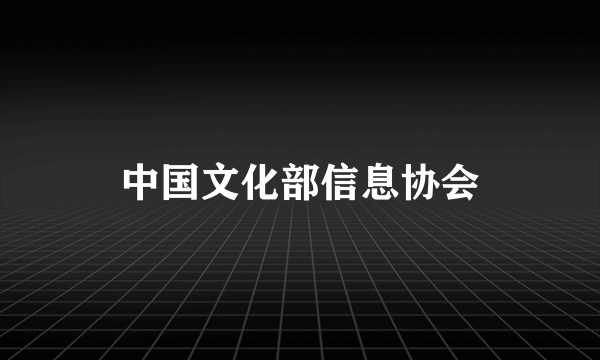 中国文化部信息协会