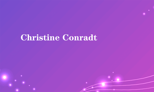 Christine Conradt