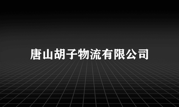 唐山胡子物流有限公司