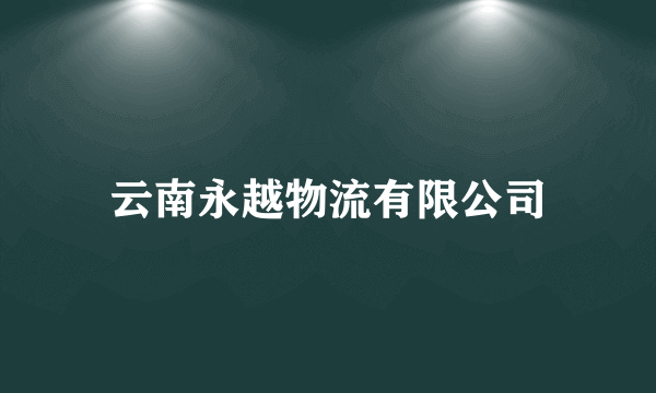 云南永越物流有限公司