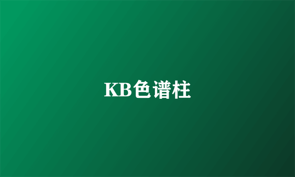 KB色谱柱