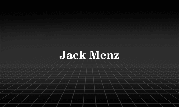 Jack Menz