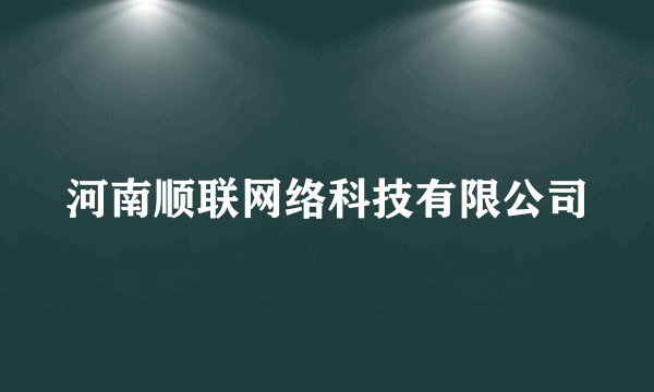 河南顺联网络科技有限公司