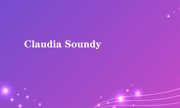 Claudia Soundy