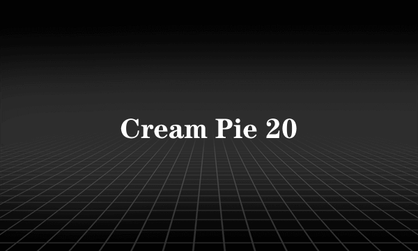 Cream Pie 20