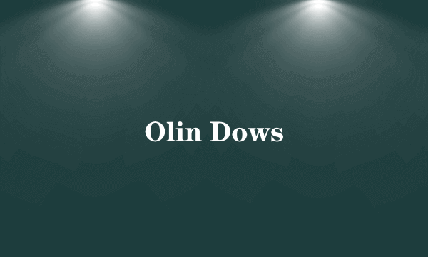 Olin Dows