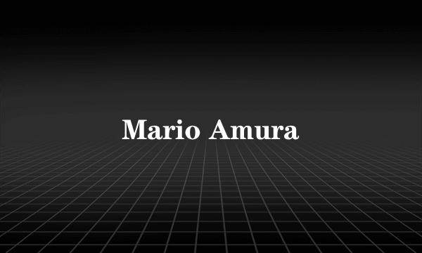 Mario Amura