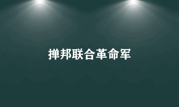 掸邦联合革命军