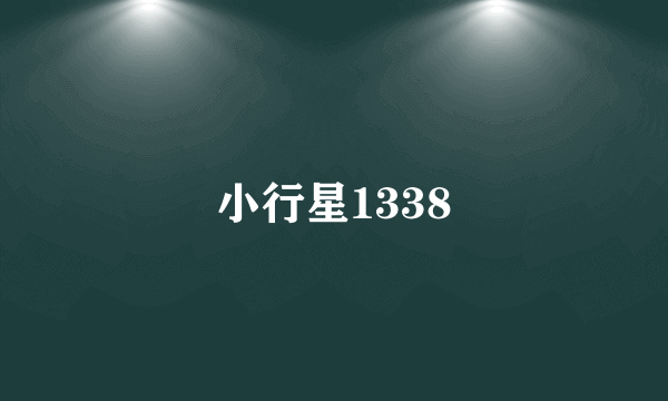 小行星1338