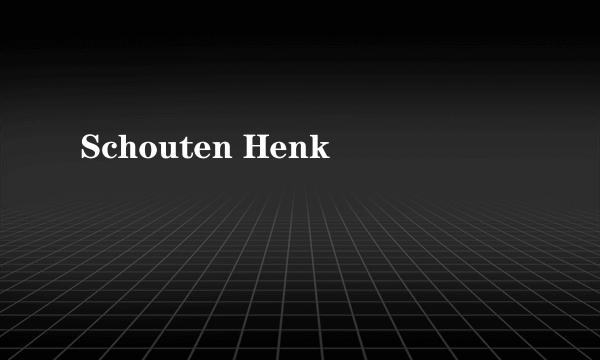 Schouten Henk