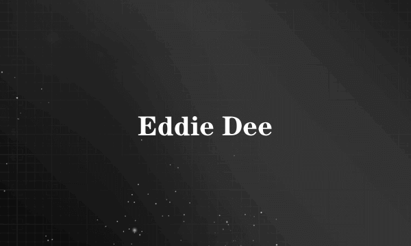 Eddie Dee