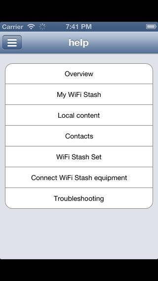 WiFi Stash for iPhone