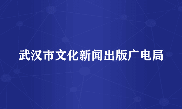 武汉市文化新闻出版广电局