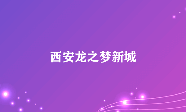 西安龙之梦新城