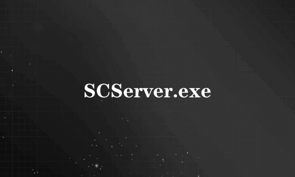 SCServer.exe