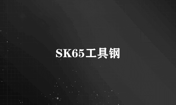 SK65工具钢