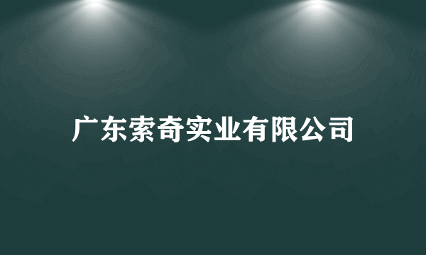 广东索奇实业有限公司