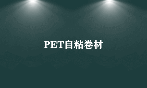 PET自粘卷材