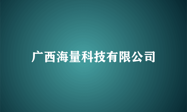 广西海量科技有限公司