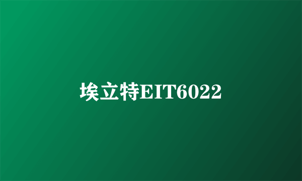 埃立特EIT6022