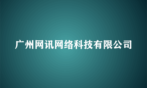 广州网讯网络科技有限公司