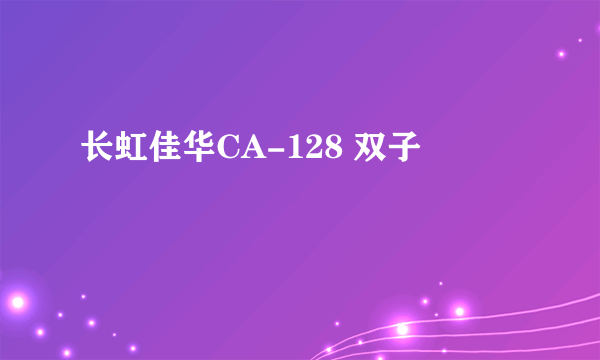 长虹佳华CA-128 双子