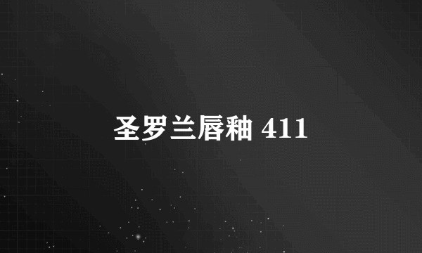 圣罗兰唇釉 411