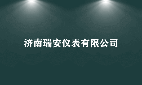 济南瑞安仪表有限公司