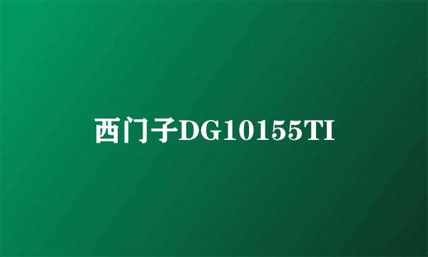 西门子DG10155TI