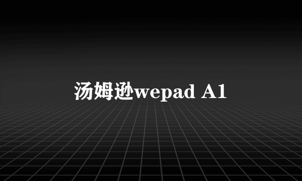 汤姆逊wepad A1