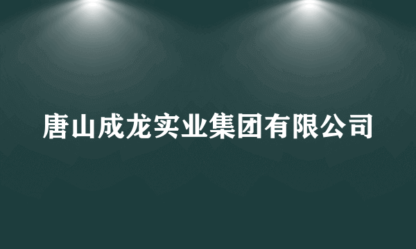 唐山成龙实业集团有限公司