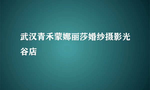 武汉青禾蒙娜丽莎婚纱摄影光谷店