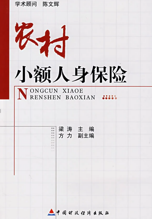 农村小额人身保险（2008年中国财政经济出版社出版图书）