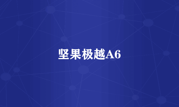 坚果极越A6