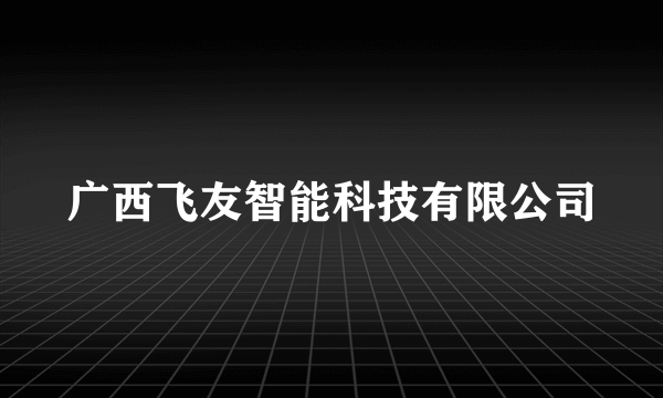 广西飞友智能科技有限公司