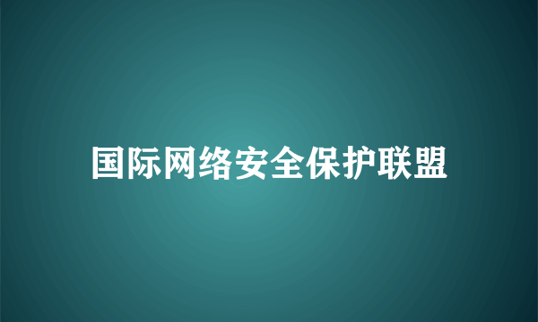 国际网络安全保护联盟