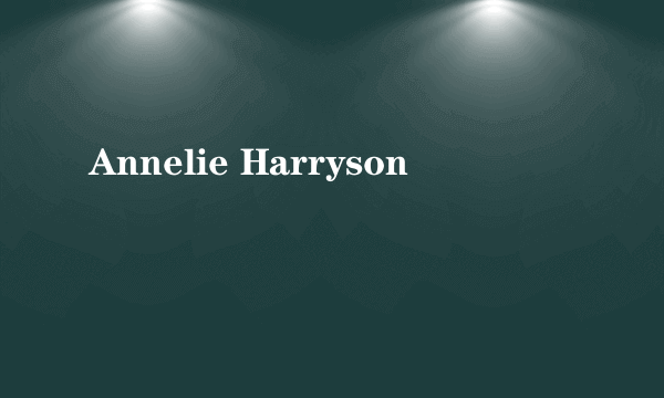 Annelie Harryson