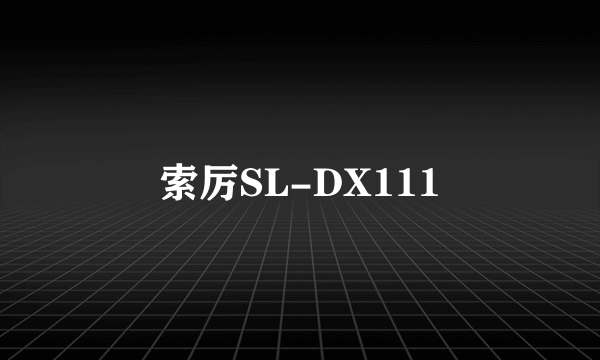 索厉SL-DX111