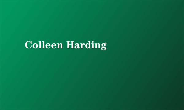 Colleen Harding