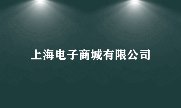 上海电子商城有限公司